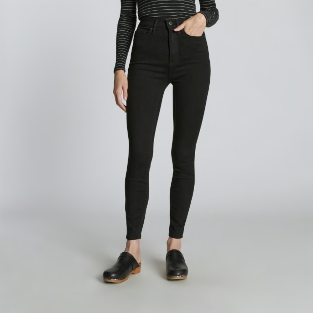 Everlane The way high skinny jeans black 25 crop
